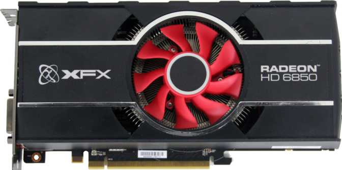 XFX HD 6850 Black Edition