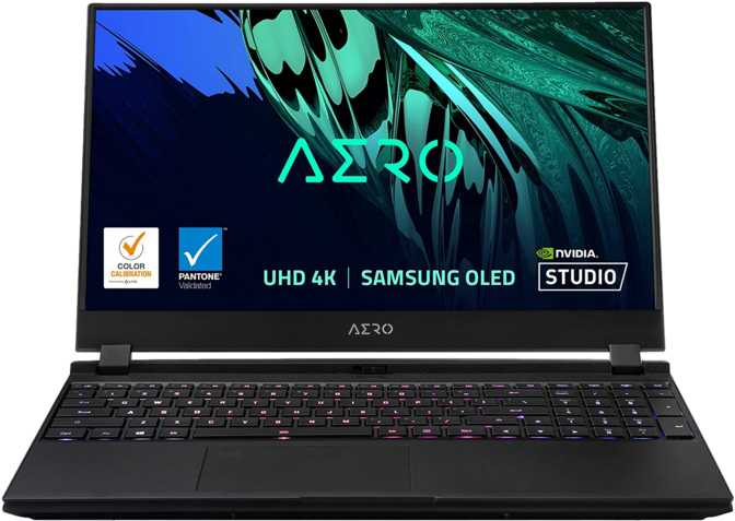 Gigabyte Aero 15 OLED YD Intel Core i7-11800H 2.3GHz / Nvidia GeForce RTX 3080 Laptop / 64GB RAM / 2TB SSD + 2TB SSD