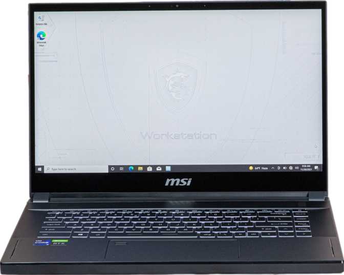 MSI WS66 11UM-214RU 15.6" UHD Intel Core i9-11900H 2.5GHz / Nvidia RTX A5000 16GB Laptop / 32GB RAM / 1TB SSD